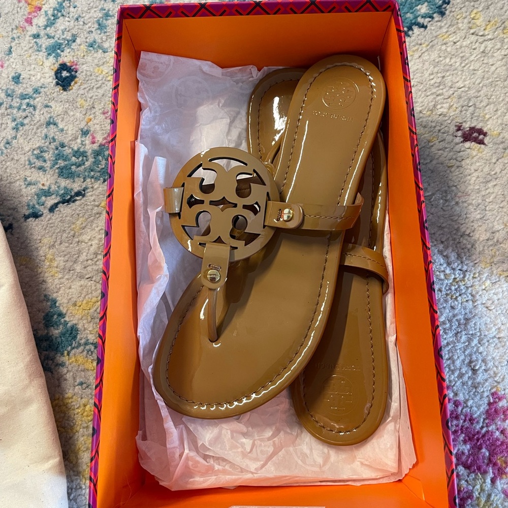 Tory Burch Miller sandal - Sand size 9